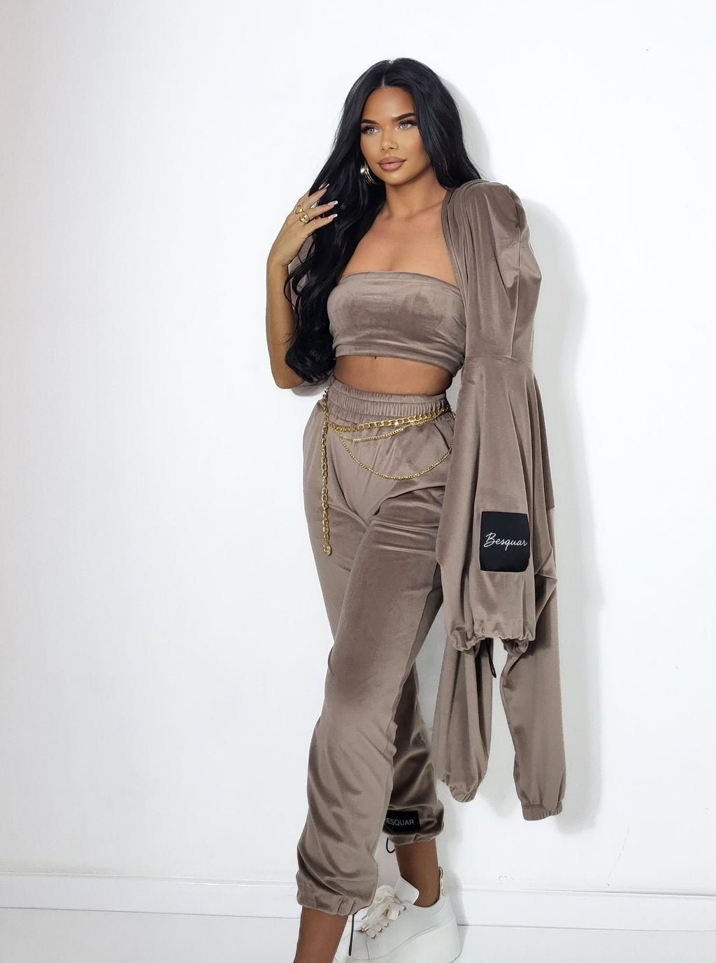 Dres Shape 3 częściowy welurowy - Lexandra Style