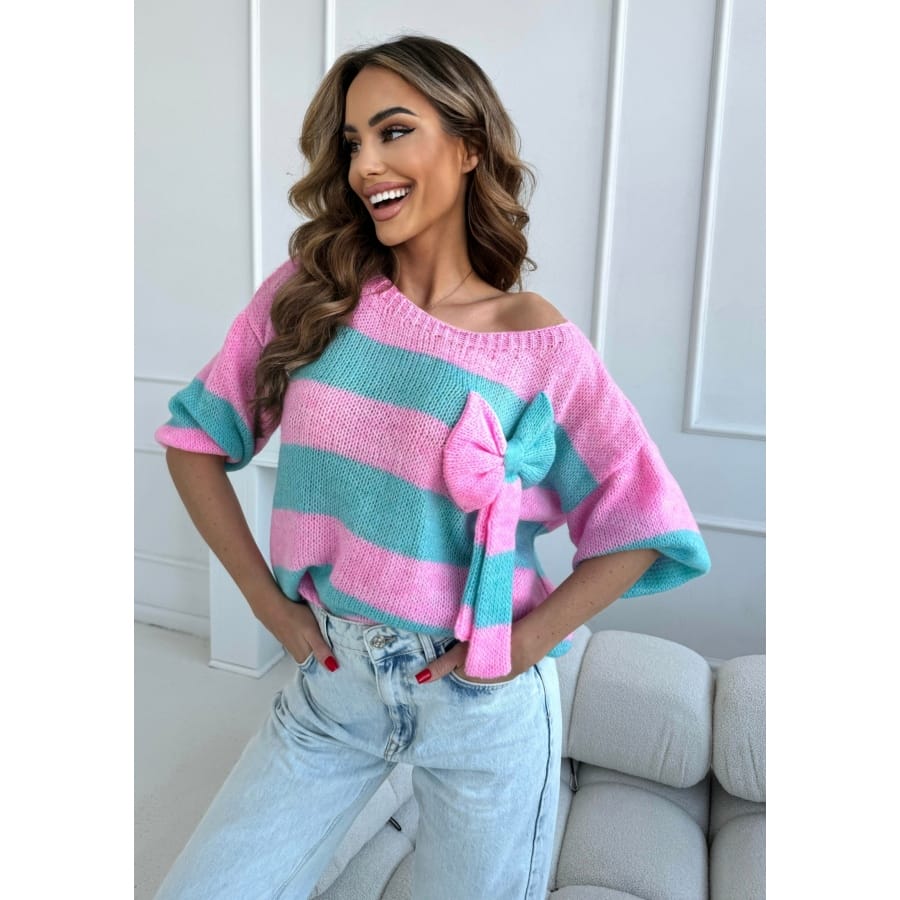 Sweter z kokardą Wendy - Lexandra Style